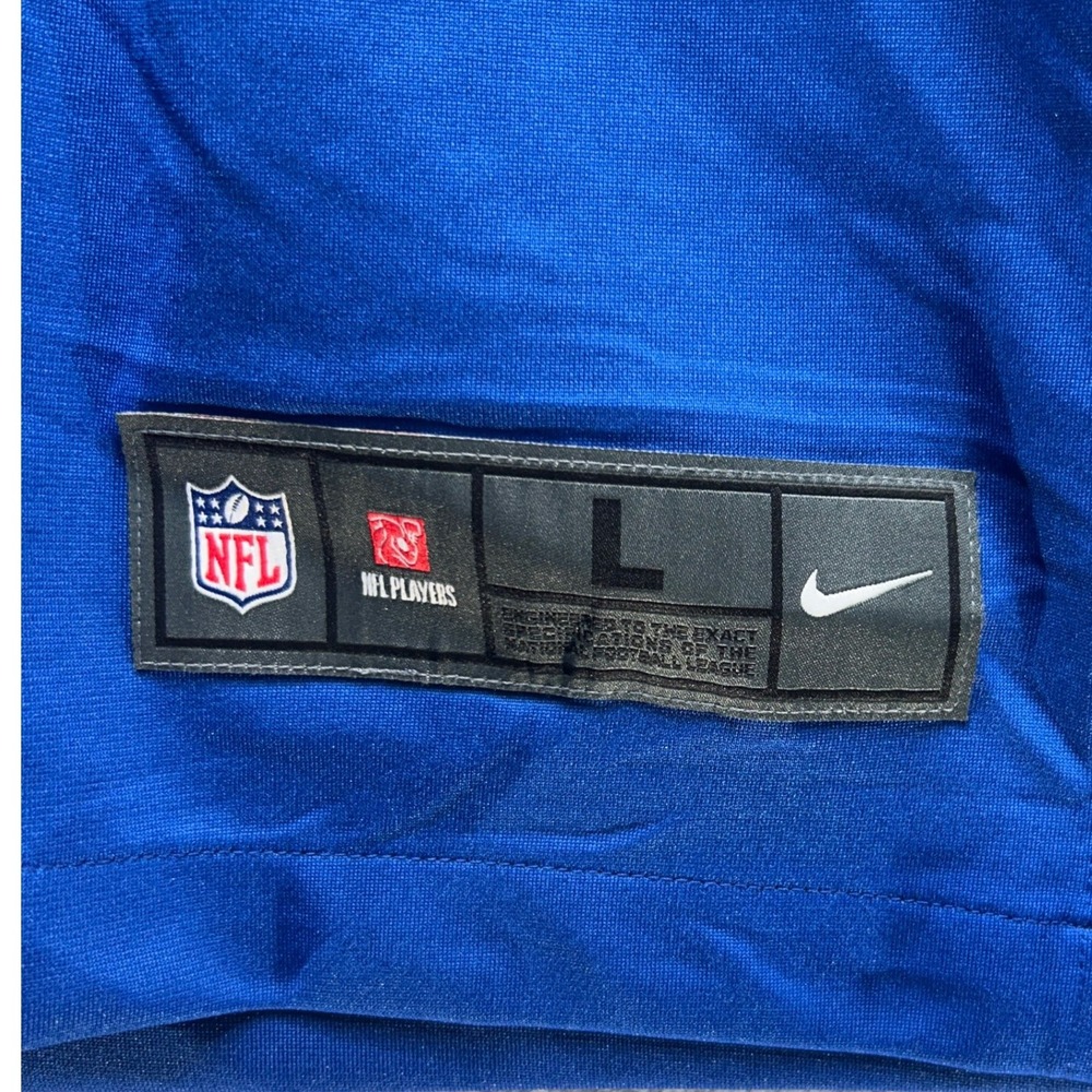 Nike NFL On Field Indianapolis Colts Jersey Mens Large Blue Blank Team Jersey - Picture 4 of 7